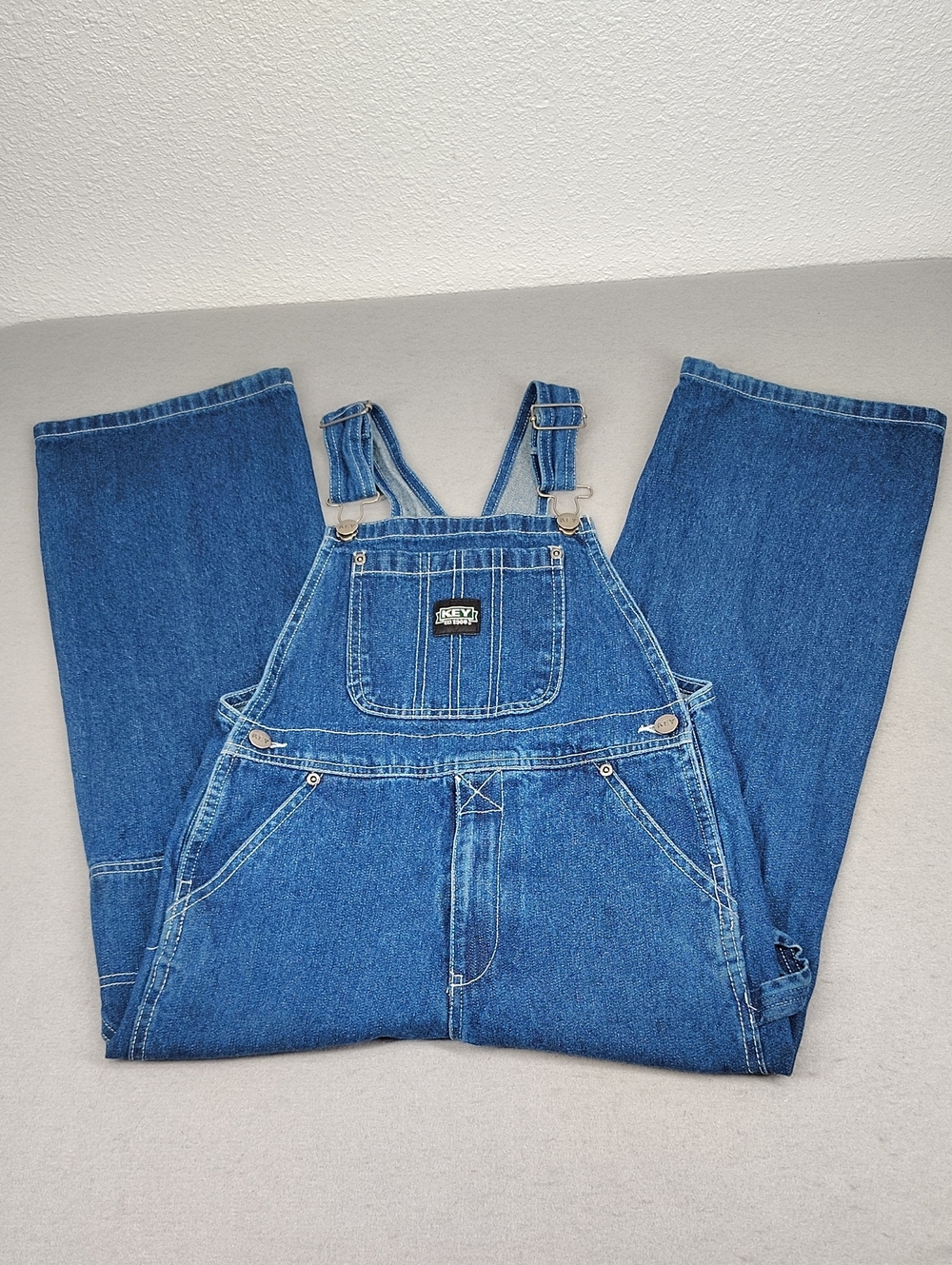 Key Denim Overalls - Kids Size 8
